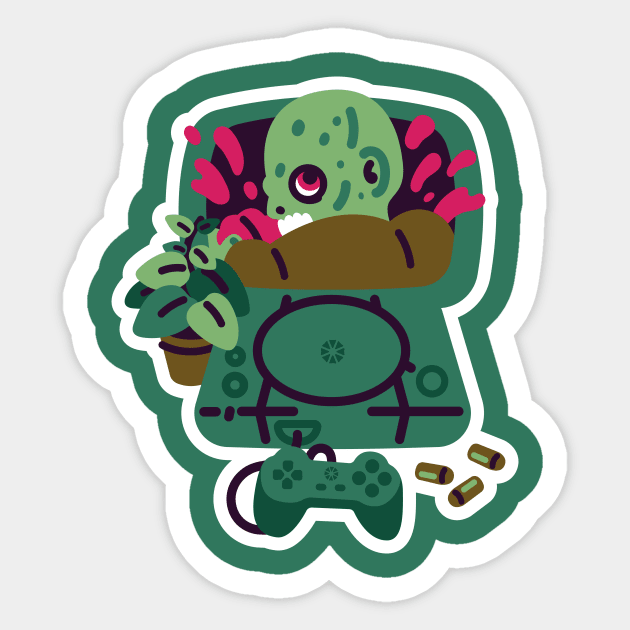 ZombieBoi v2 Sticker by evasinmas